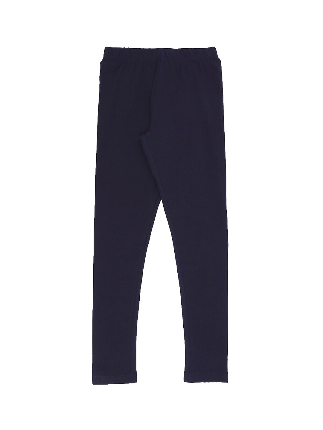 

Pantaloons Junior Girls Navy Blue Solid Ankle-Length Leggings
