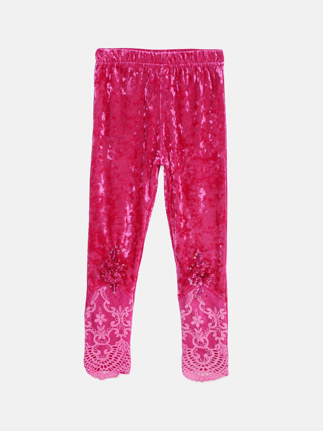 

Actuel Girls Pink Embellished Treggings