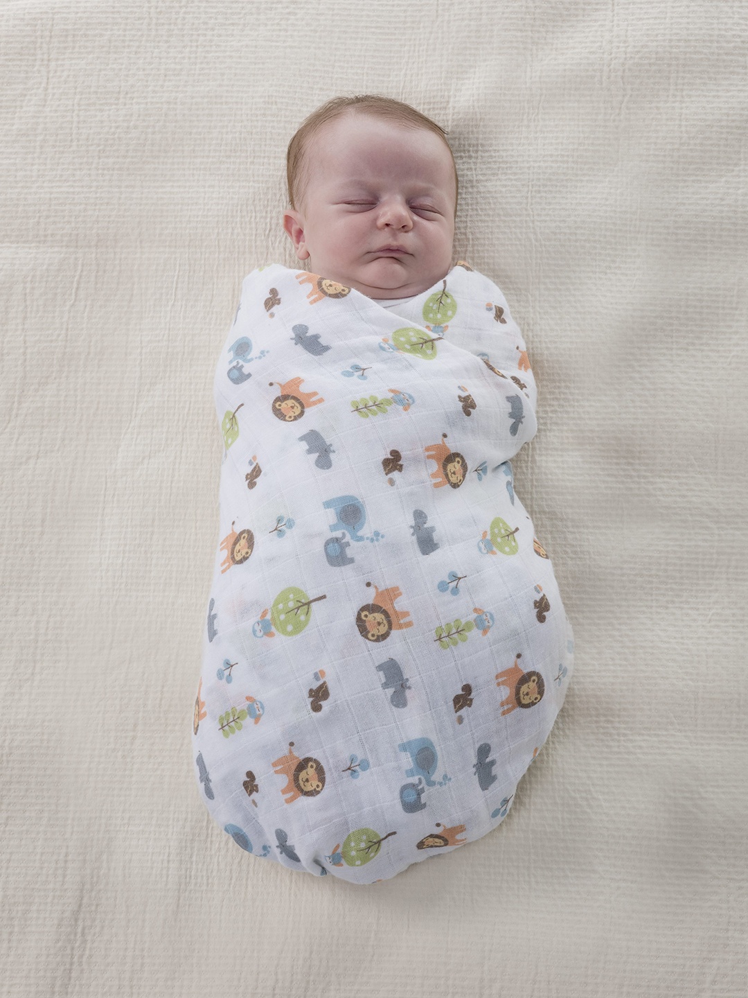 

Chicco Infants Multicoloured Set of 2 Printed Swaddle Cloths, Multi