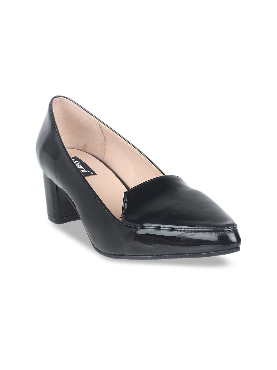 

Sherrif Shoes Women Black Solid Block Heels