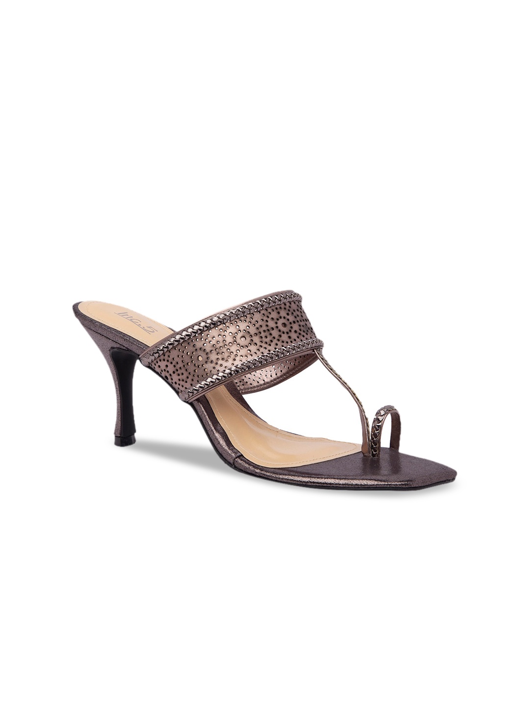 

Inc 5 Women Grey Textured Heels