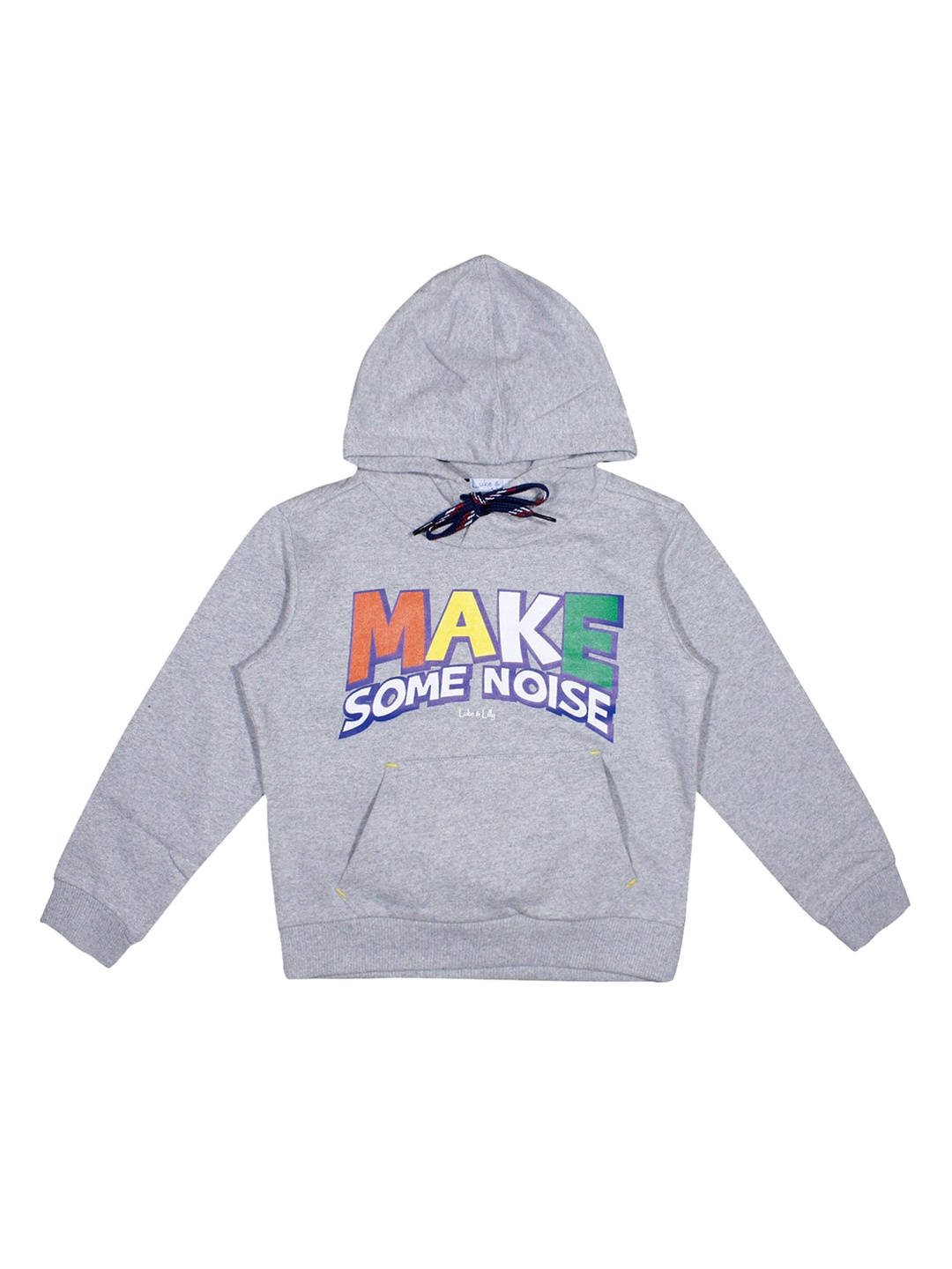 

Luke & Lilly Boys Grey Printed Hooded Sweatshirt