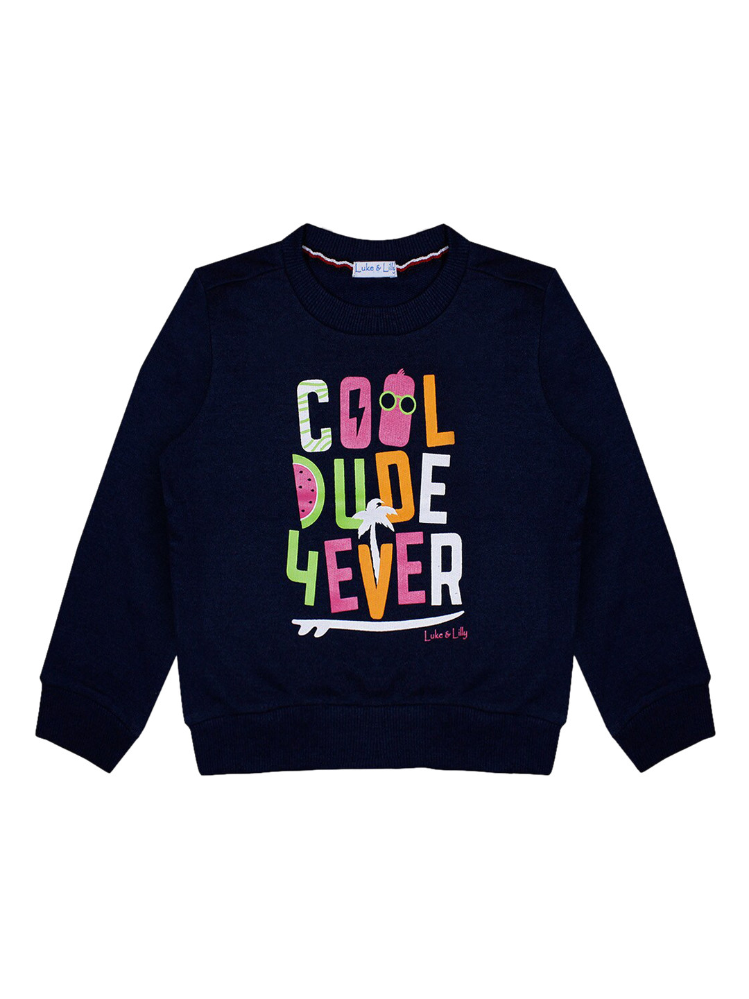 

Luke & Lilly Boys Blue Printed Sweatshirt
