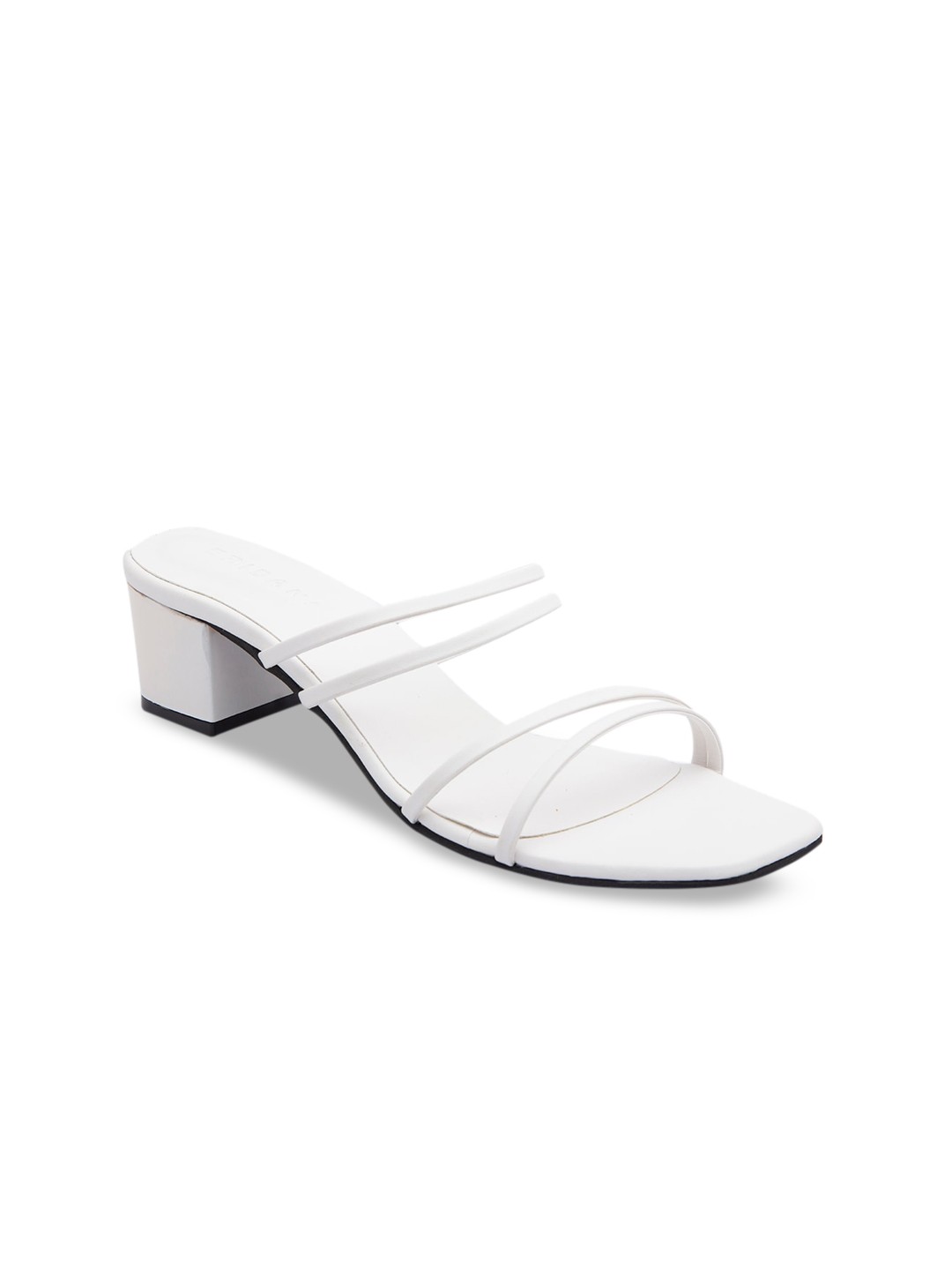

ERIDANI Women White Solid Heels