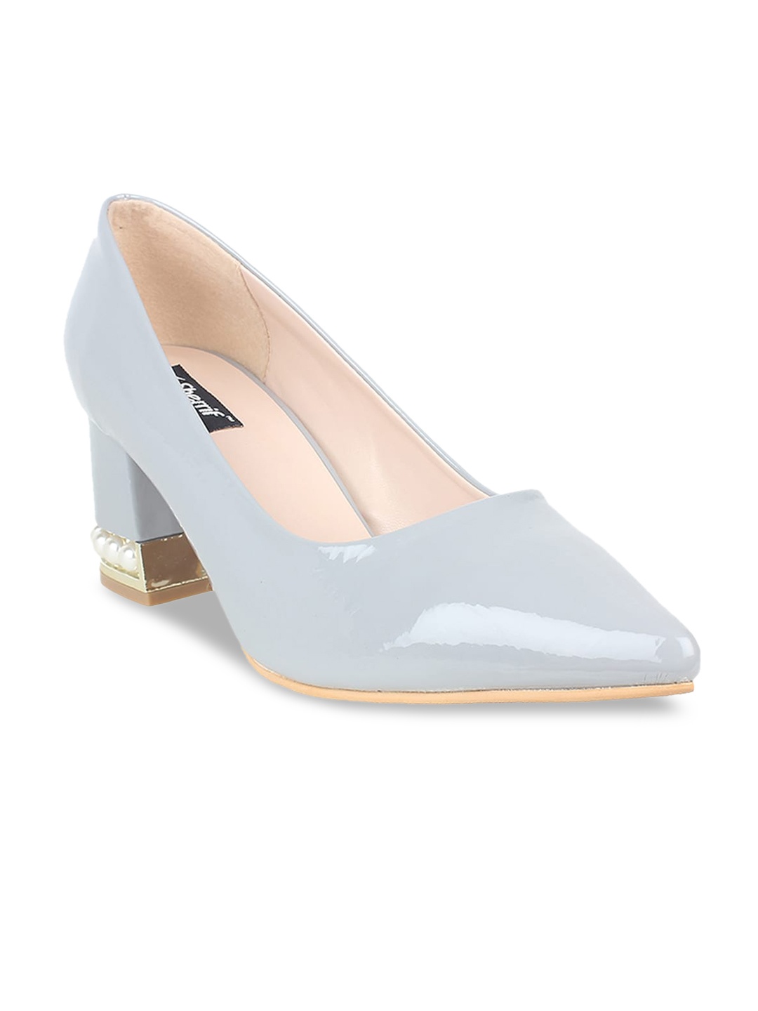 

Sherrif Shoes Women Grey Solid Pumps