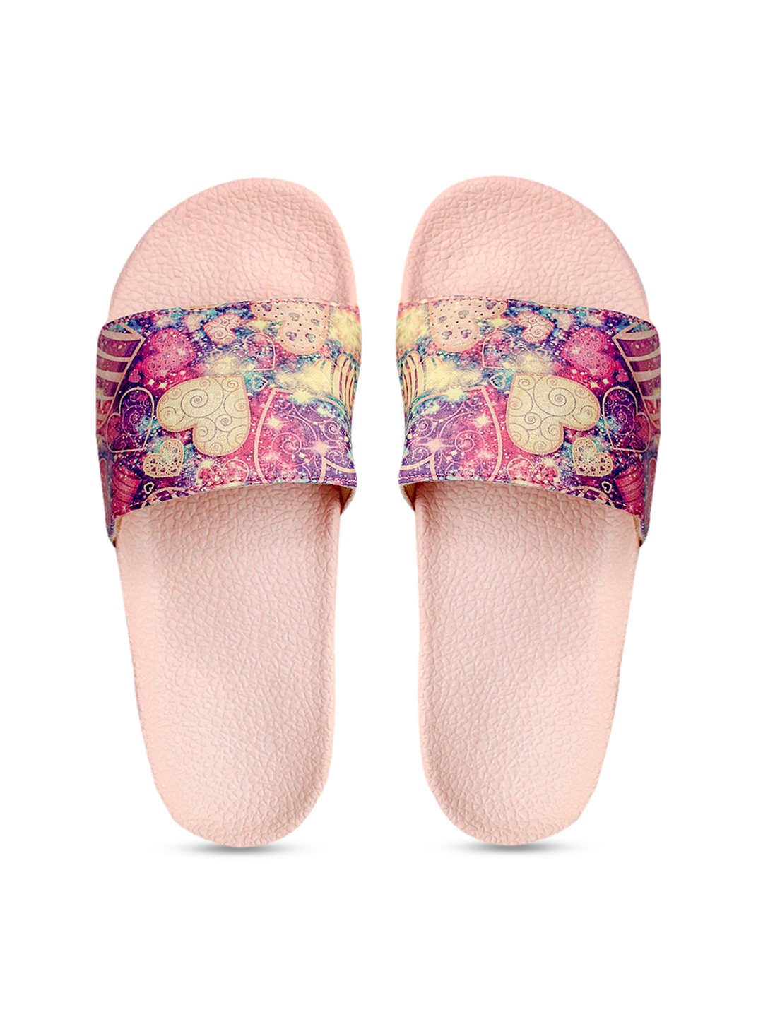 

FREECO Women Multicoloured Printed Sliders, Multi