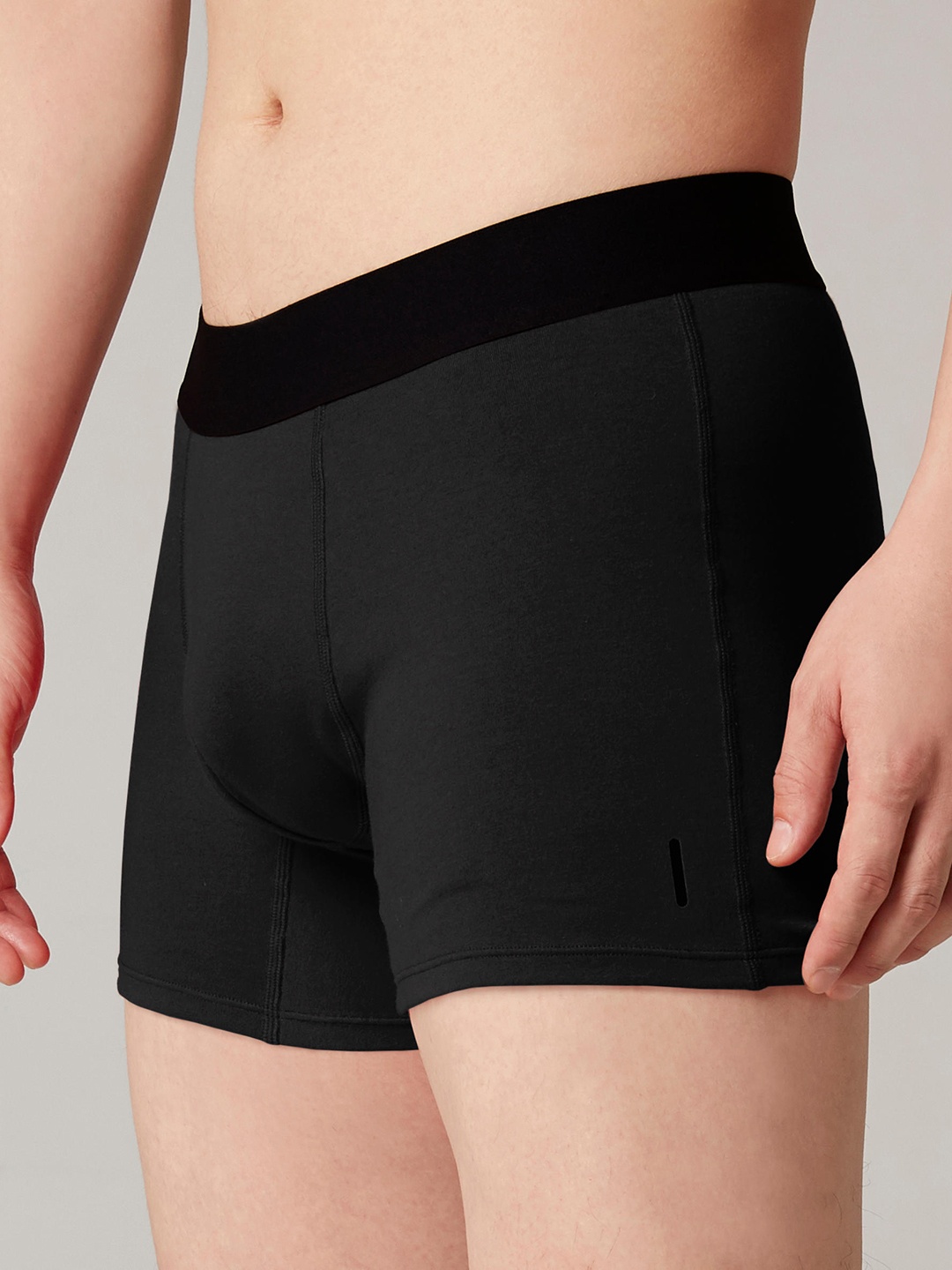 

Domyos By Decathlon Men Solid Pilates Trunk - 8574751, Black