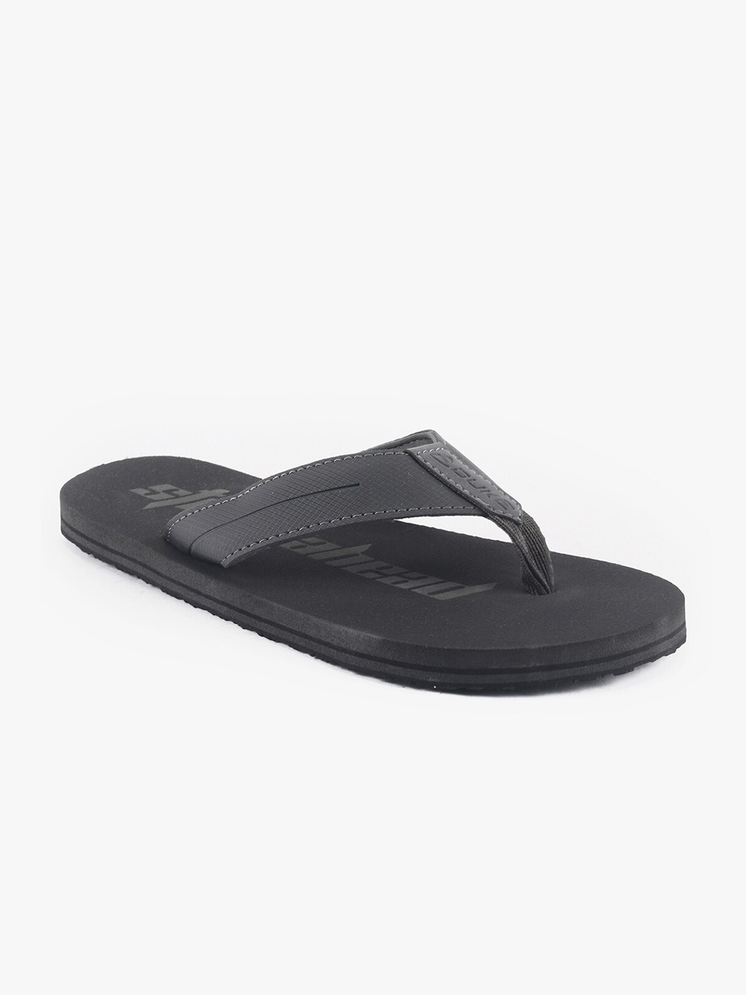 

Duke Men Grey Printed Thong Flip-Flops
