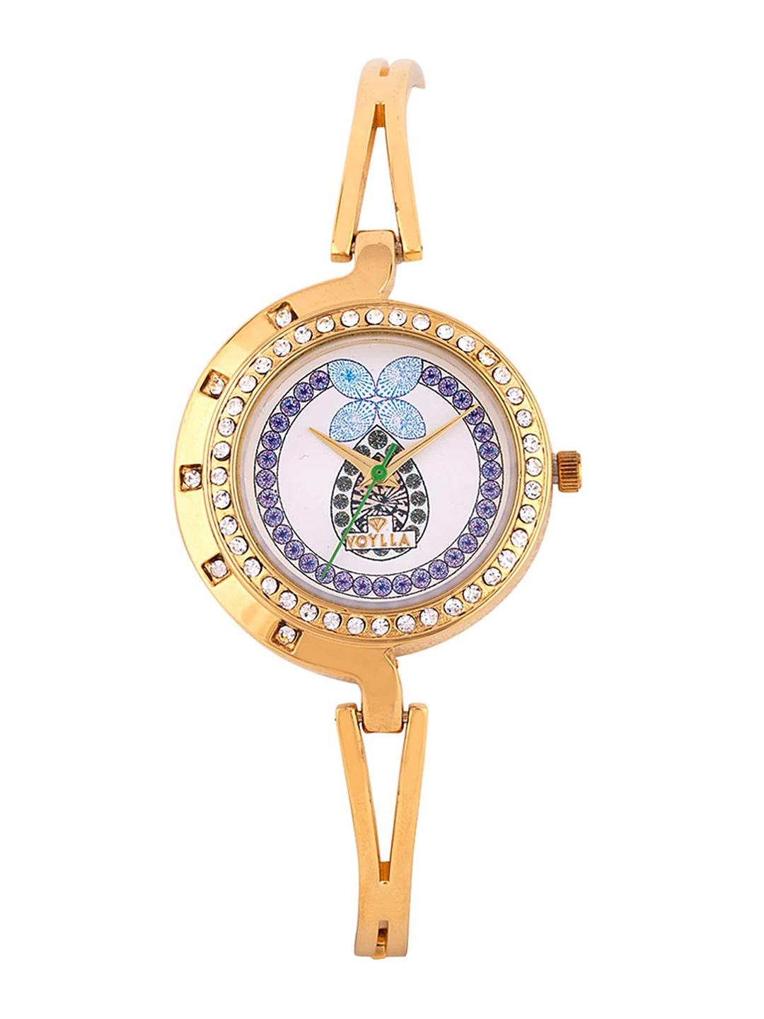 

Voylla Women White & Blue Analogue Watch 8905124081275