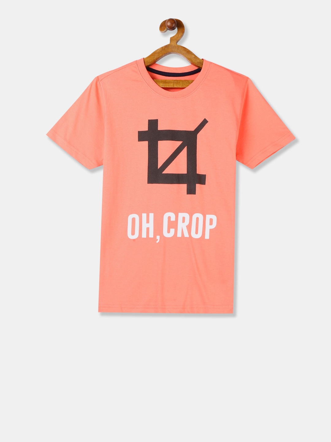 

Cherokee Boys Pink Printed Round Neck T-shirt