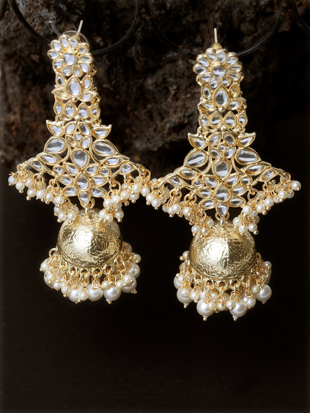 

Melani Borsa Gold-Plated Classic Jhumkas
