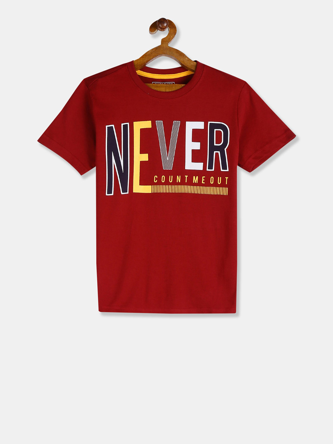 

Cherokee Boys Red Printed Round Neck T-shirt