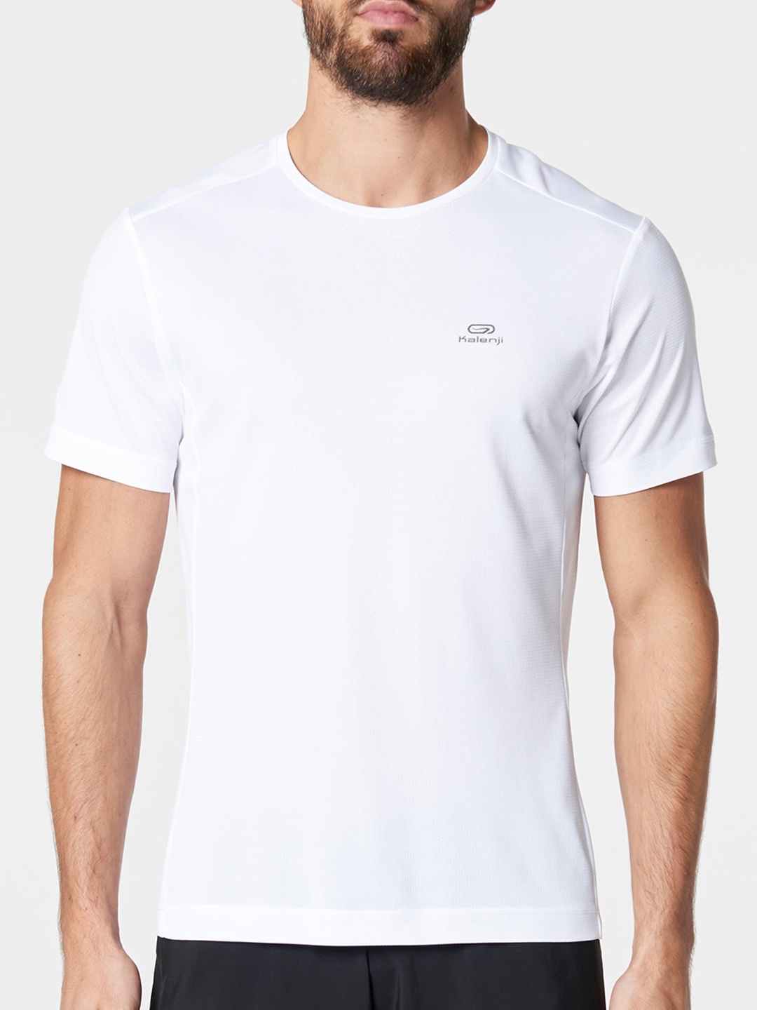 

Kalenji By Decathlon Men White Round Neck Running T-Shirt