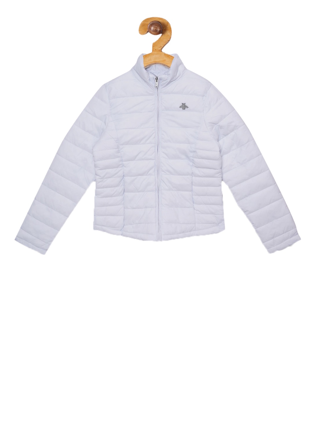 

Mode by Red Tape Girls White Solid Padded Jacket