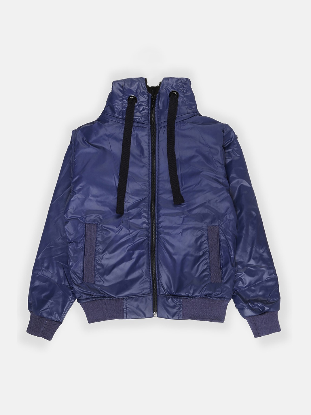

Instafab Boys Blue Solid Windcheater Padded Jacket