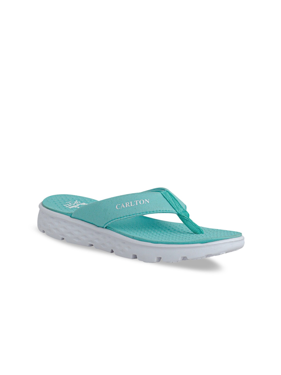 

Carlton London sports Women Green Solid Thong Flip-Flops