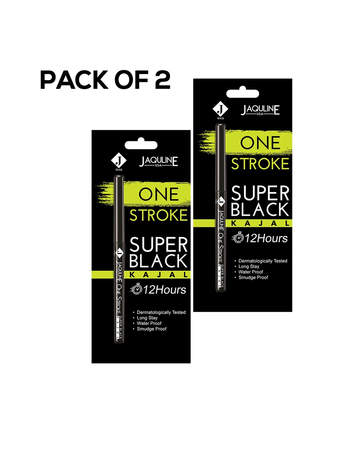 

Jaquline USA Set of 2 OneStroke Super Black Kajal