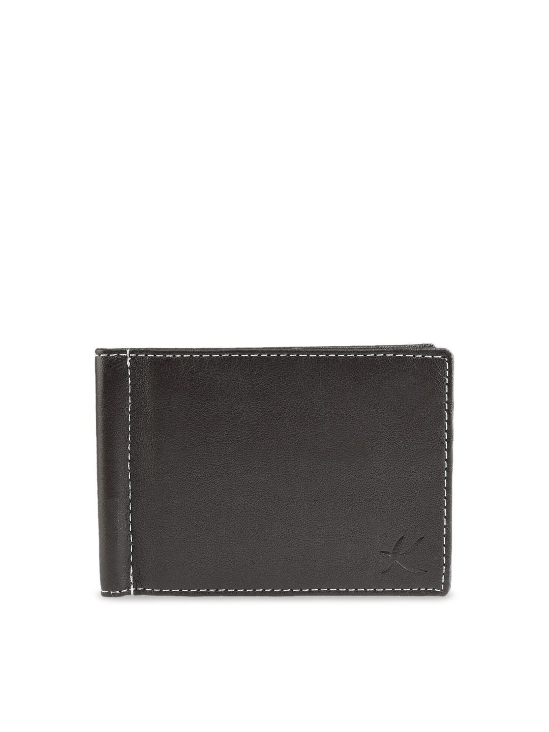 Kastner Men Brown Solid Money Clip