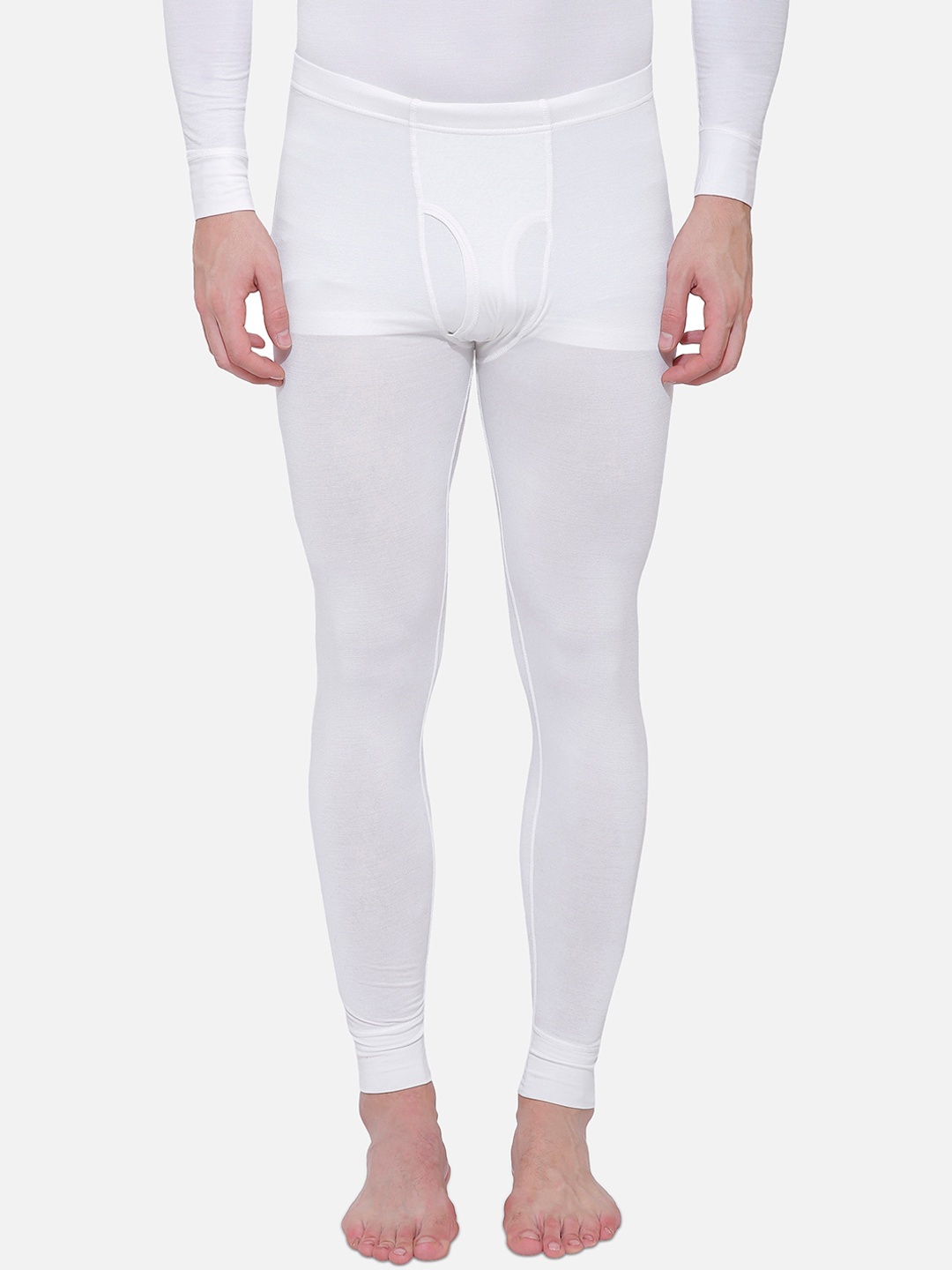 

Ayaki Men Off-White Solid Thermal Bottoms