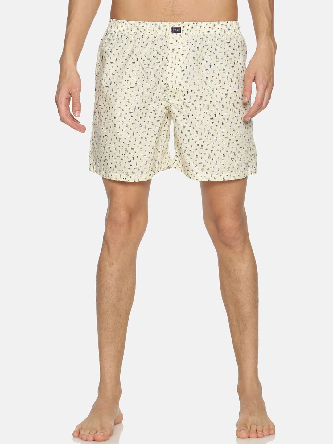 

IVOC Men Yellow & Blue Printed Pure Cotton Boxers IOMBS02SC03L35-4350