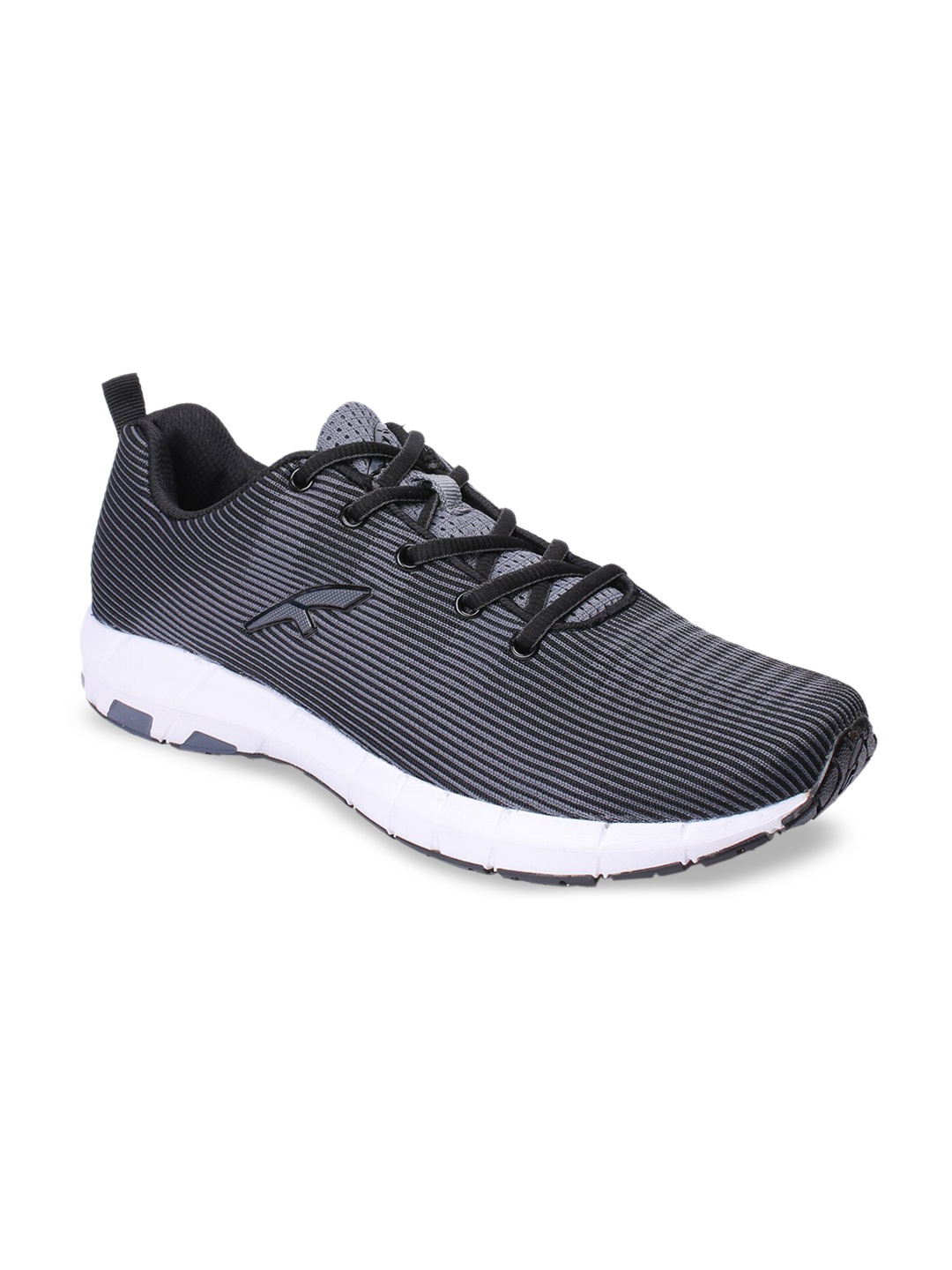 FURO by Red Chief Men Black Mesh Running Shoes