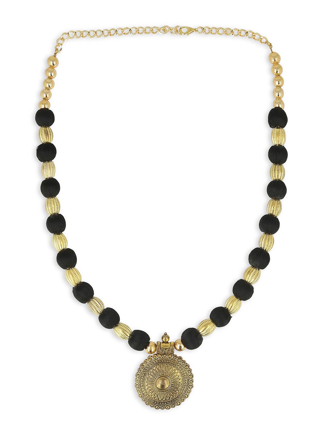 

AKSHARA Women Black Handcrafted Necklace