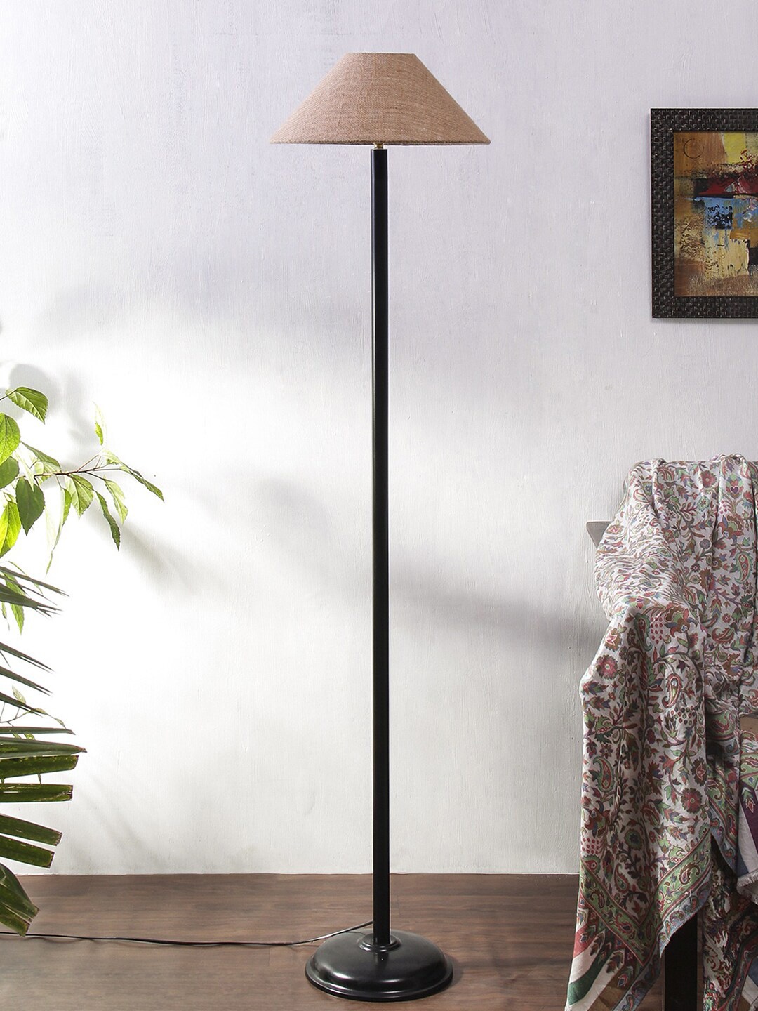 

Devansh Beige Solid Iron Club Lamp