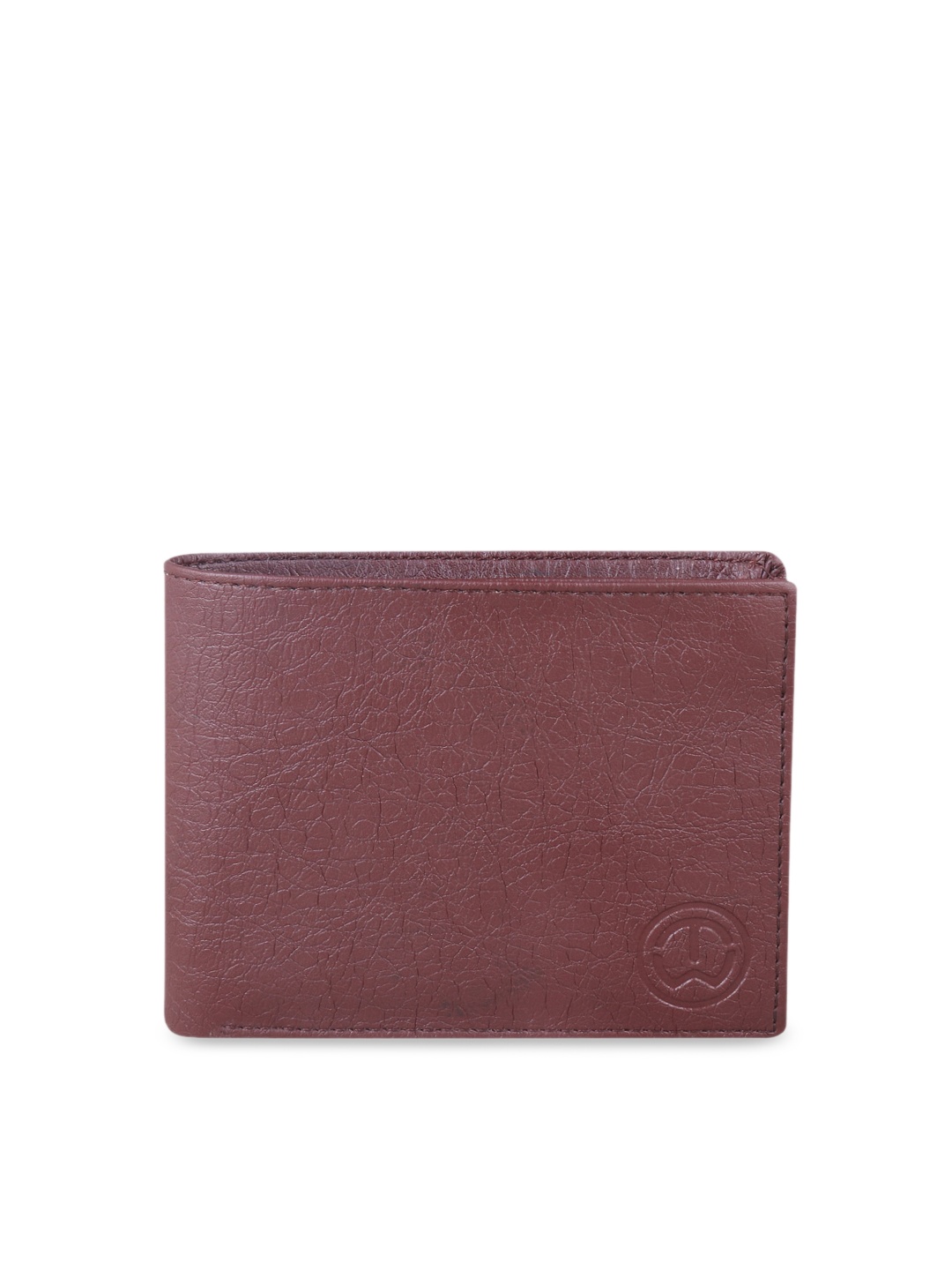 

TnW Men Brown Solid Two Fold Wallet