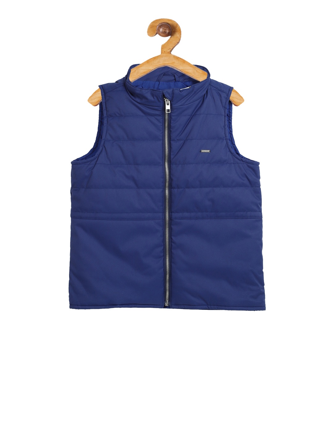 

Allen Solly Junior Boys Navy Blue Solid Padded Jacket