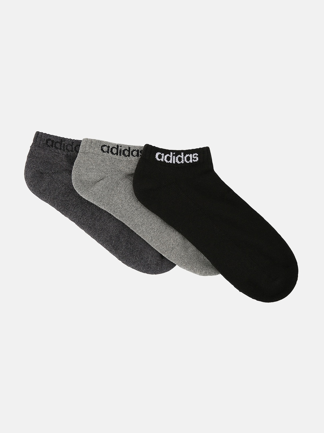 

ADIDAS Men Pack Of 3 Assorted Ankle-Length Socks