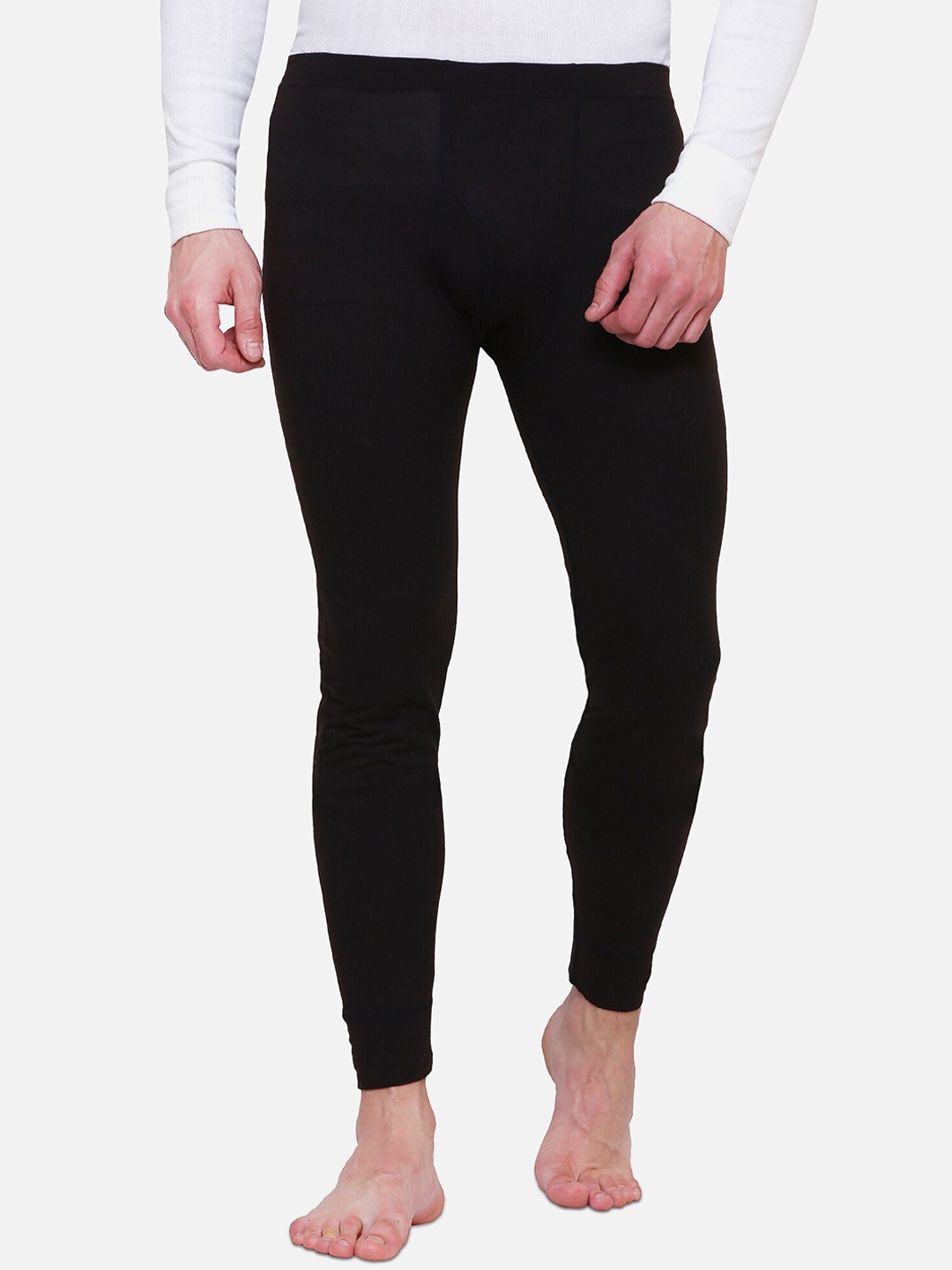 

Ayaki Men Black Thermal Bottoms