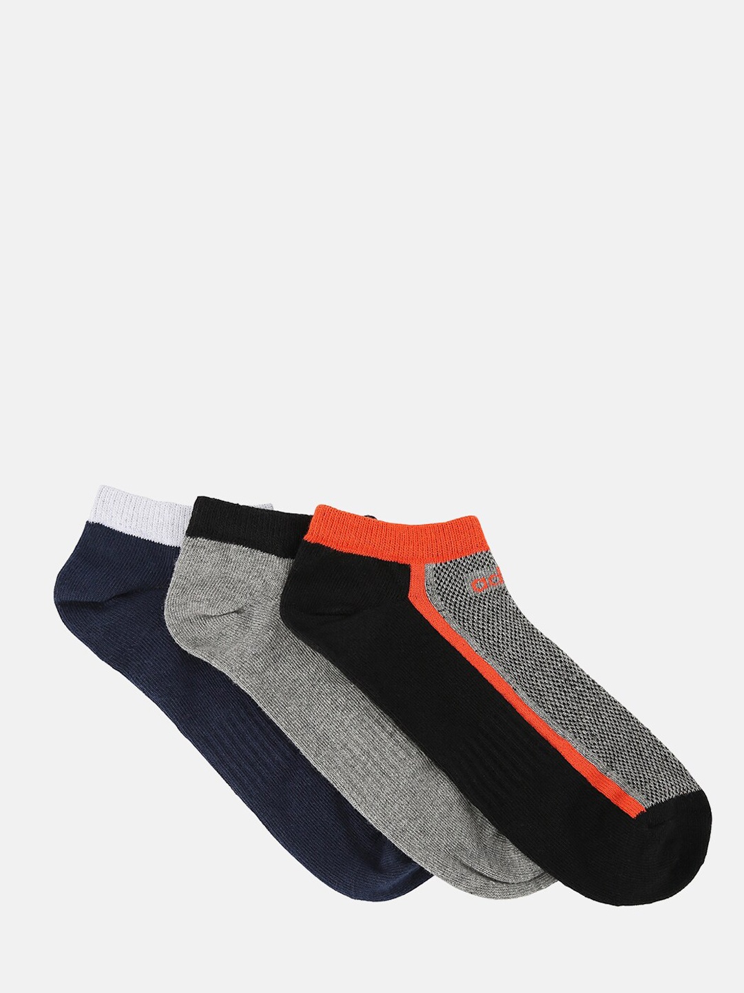 

ADIDAS Men Pack Of 3 Assorted Ankle-Length Socks
