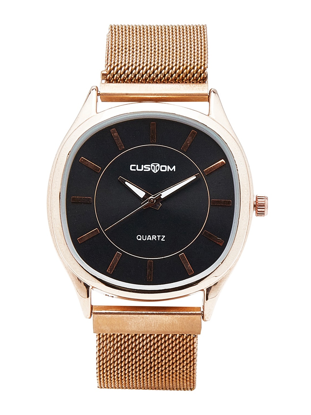 CUSTOM Men Black Analogue Watch 8907829044340