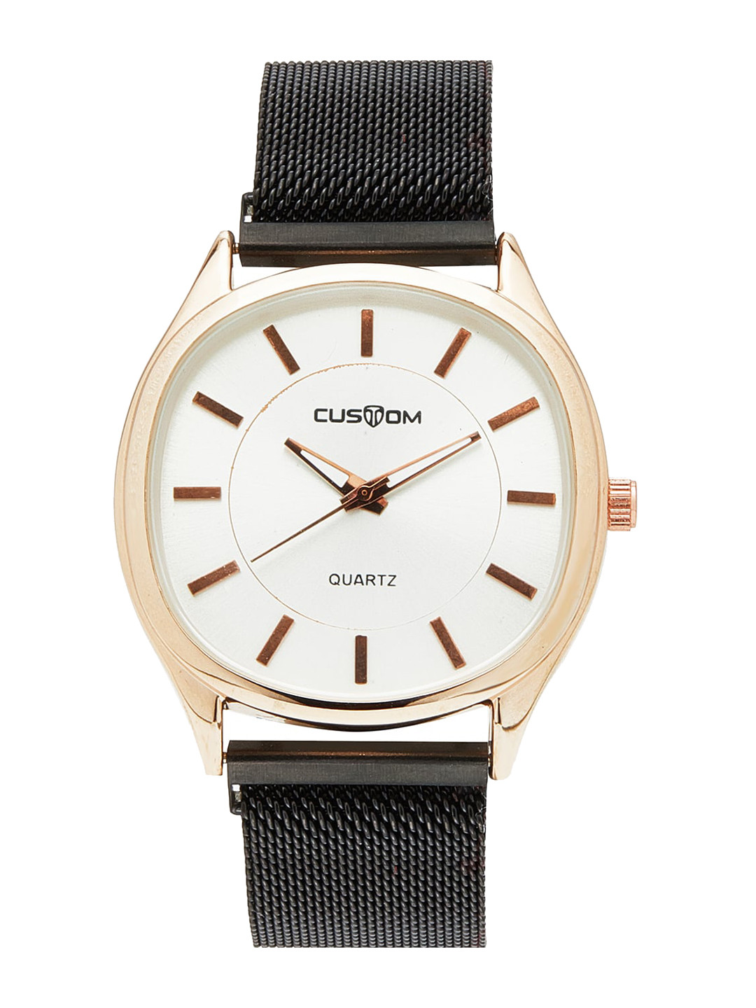 

CUSTOM Men Silver-Toned Analogue Watch 8907829044319
