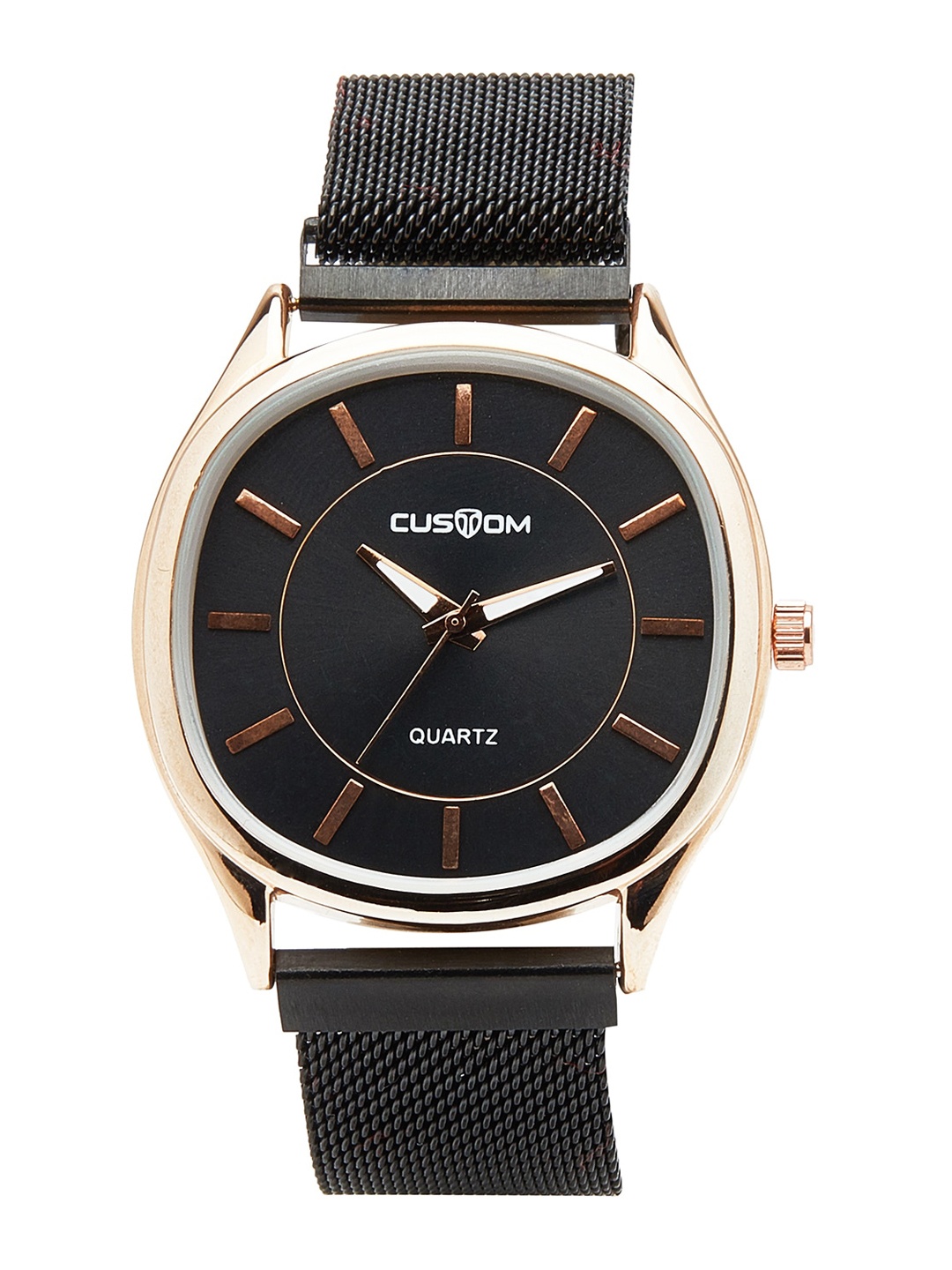 CUSTOM Men Black Analogue Watch 8907829044333