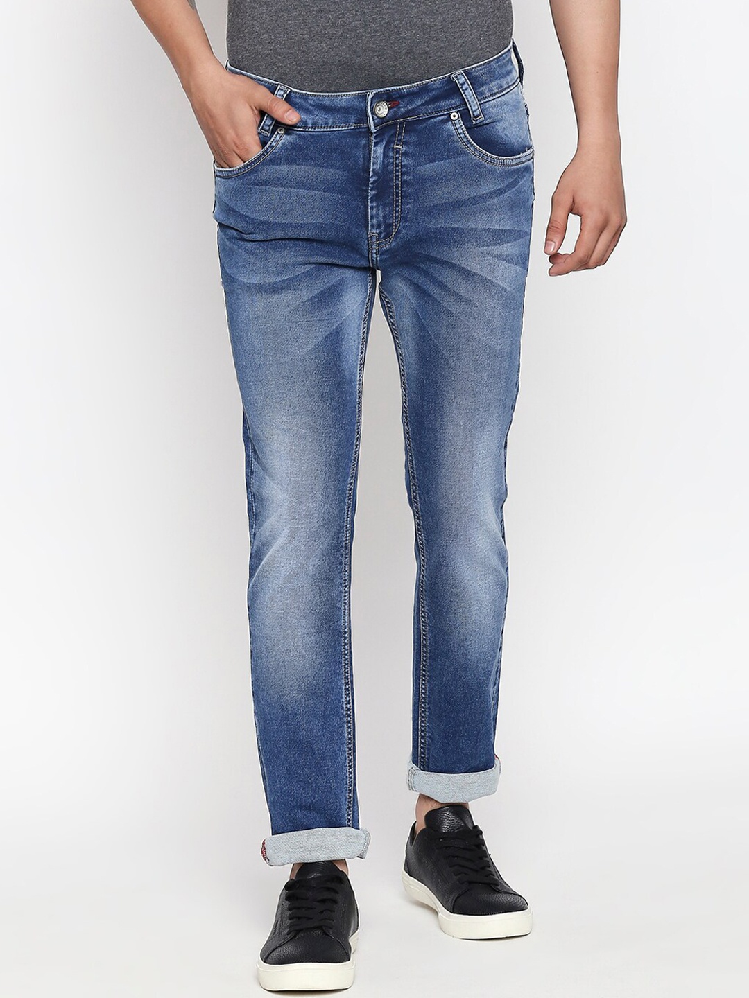 

Mufti Men Blue Skinny Fit Mid-Rise Clean Look Jeans