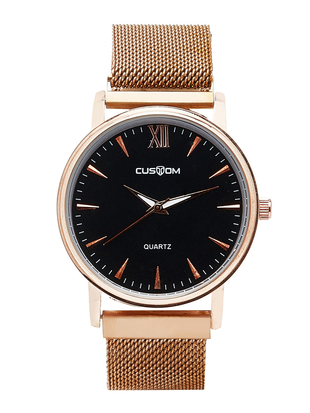 

CUSTOM Unisex Black Analogue Watch 8907829044364