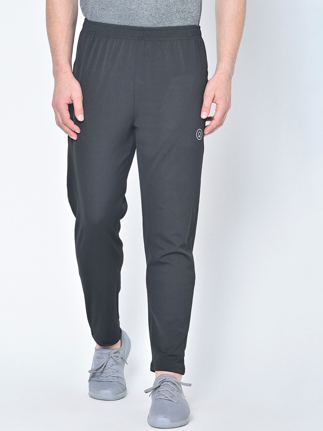 

CHKOKKO Men Grey Solid Training or Gym Track Pants
