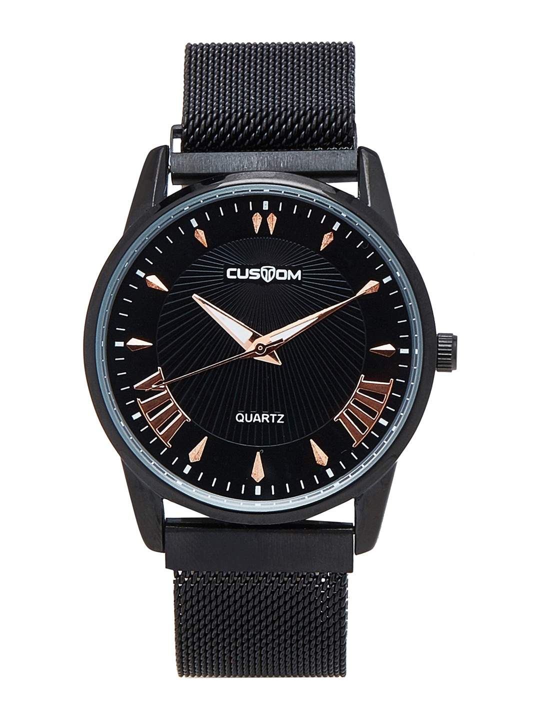 CUSTOM Men Black Analogue Watch 8907829044418