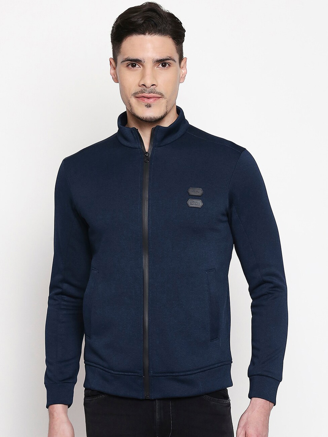

Mufti Men Teal Solid Sporty Jacket