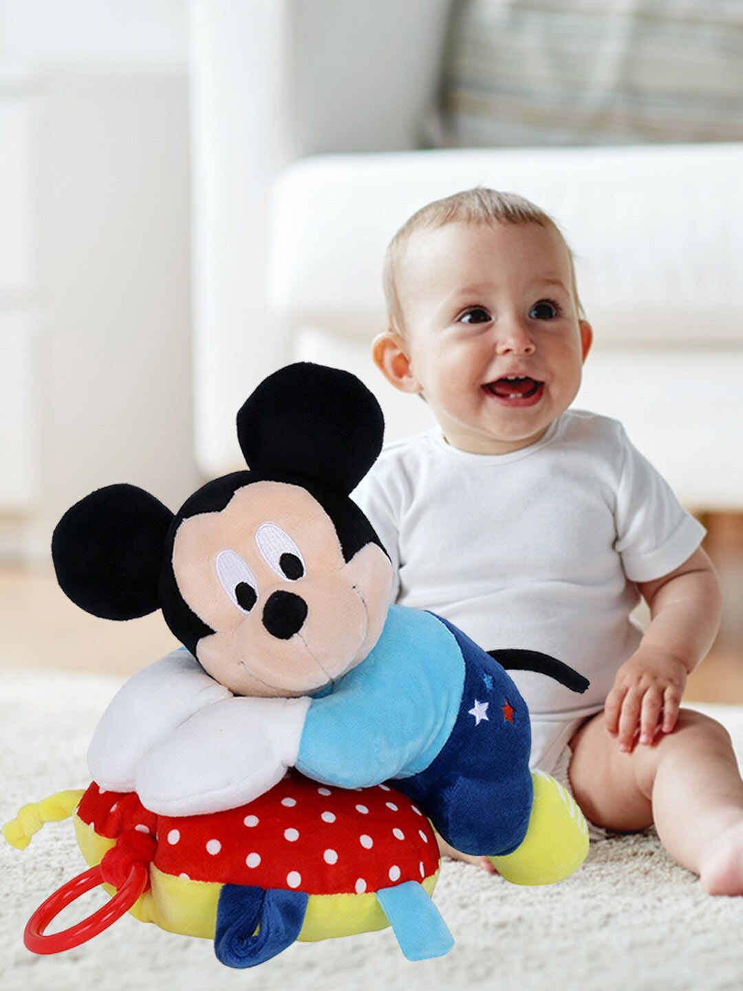 

DISNEY PLUSH Kids Multicolour Mickey Mouse Musical Stuffed Soft Toy, Multi