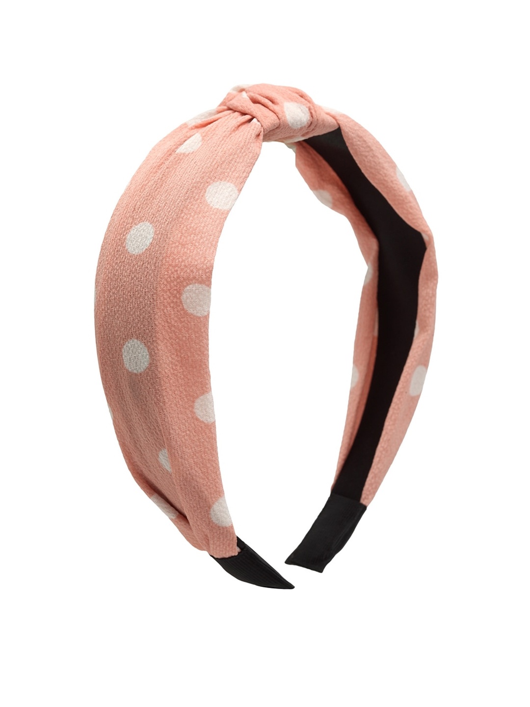 

Ferosh Peach-Coloured & White Printed Hairband