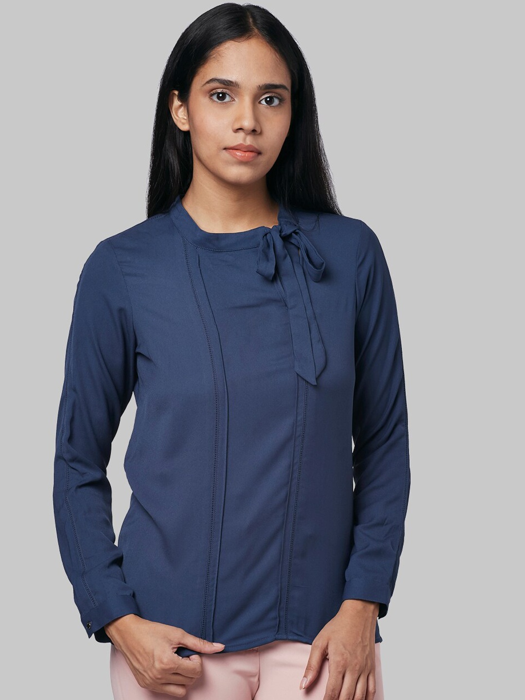 

Park Avenue Woman Blue Solid Top