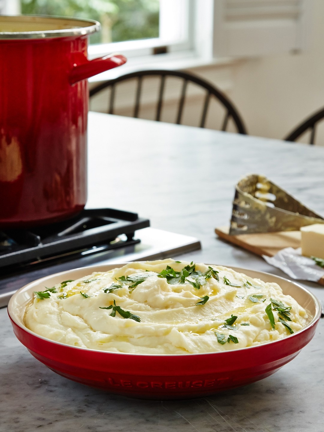 

LE CREUSET Red Solid Porcelain Pasta Bowl 22 cm