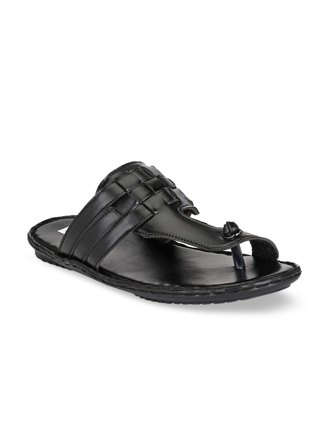 

BUCIK Men Black Comfort Sandals