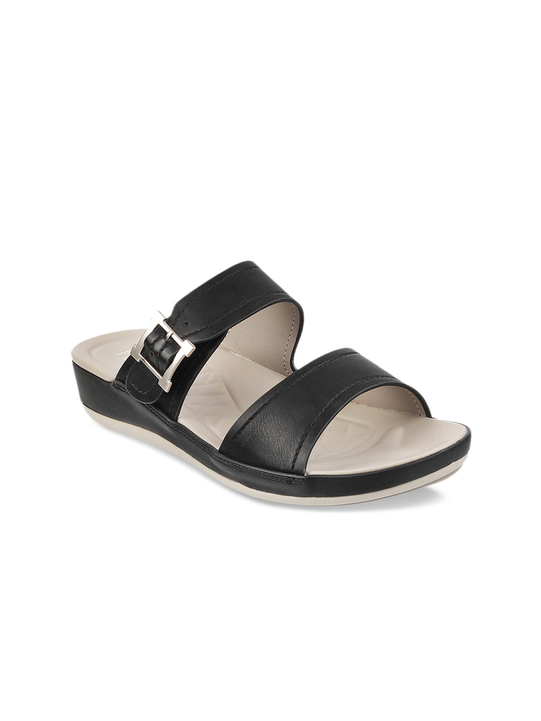 

Metro Women Black Solid Comfort Heels