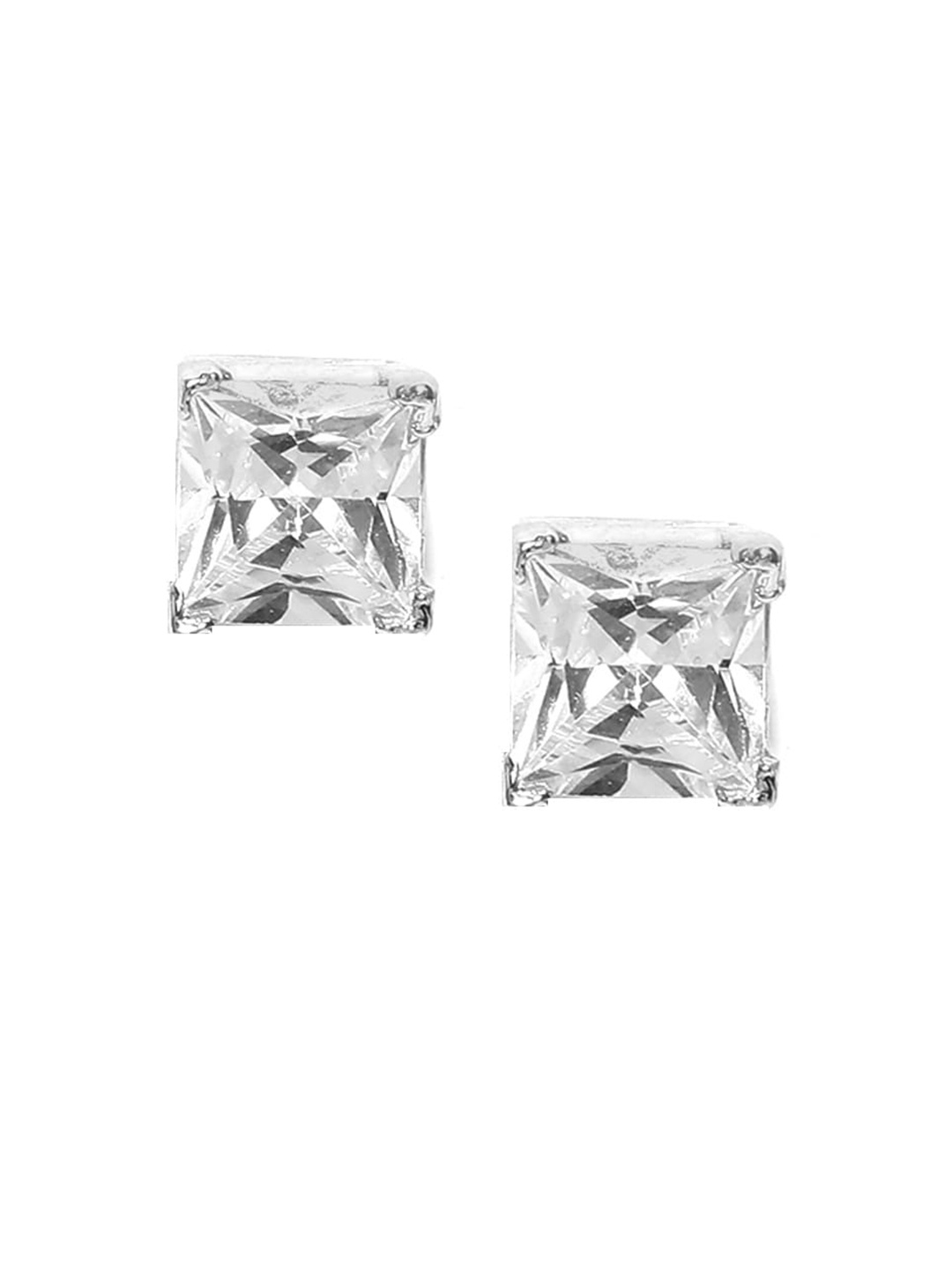 

OOMPH Silver Plated Hnadcrafted Contemporary Studs
