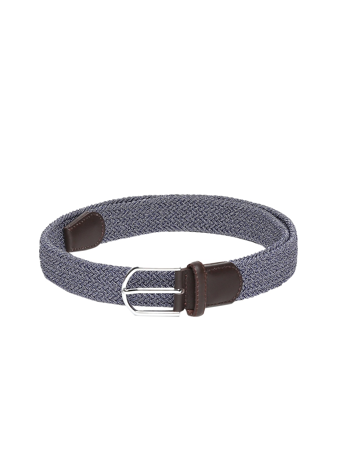 

Arrow Men Blue & Brown Leather Trim Braided Belt