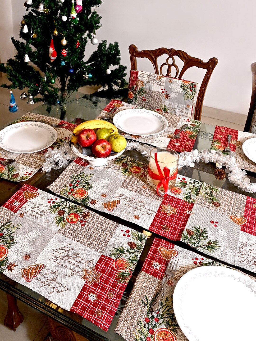 

AVI Living Unisex Multicolored Pack Of 7 Table Mat Set, Multi