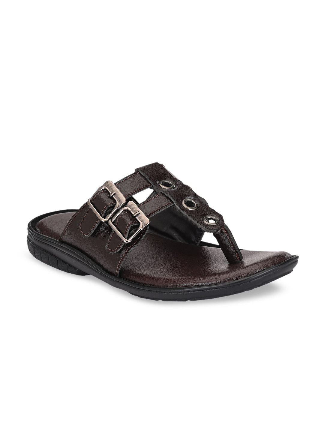 

BUCIK Men Brown Comfort Sandals